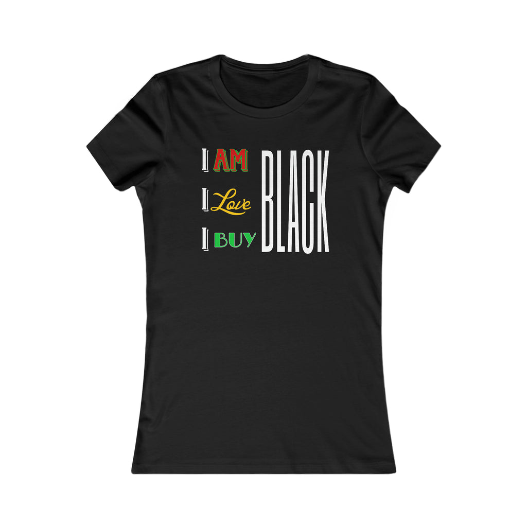 "I Am...I Love..." Ladies Cut Short Sleeve Tee