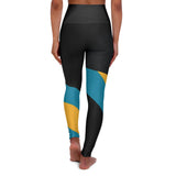 Bahamas Flag High Waisted Yoga Leggings (AOP)