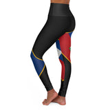 Haiti High Waisted Yoga Leggings (AOP)