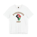 "Juneteenth Fist"  Unisex Jersey Short Sleeve Tee