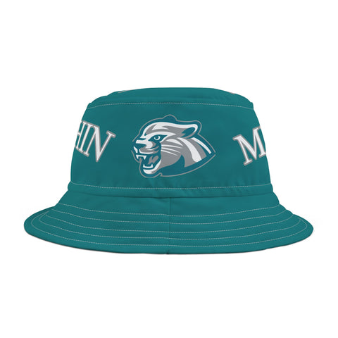 Muchin Mountain Lions Bucket Hat (TEAL)