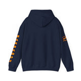 Barbados Flag Hoodie — Retro Script Barbados Pullover with Trident Emblem