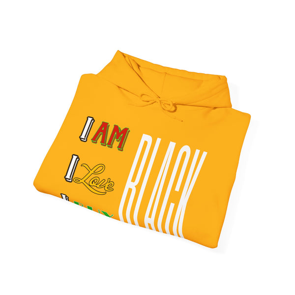 "I Am...I Love..." Heavy Unisex Hoodie