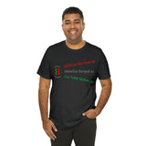 "Africa Birthed Us"  Men's Fitted Short Sleeve Tee