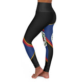 Belize High Waisted Yoga Leggings (AOP)