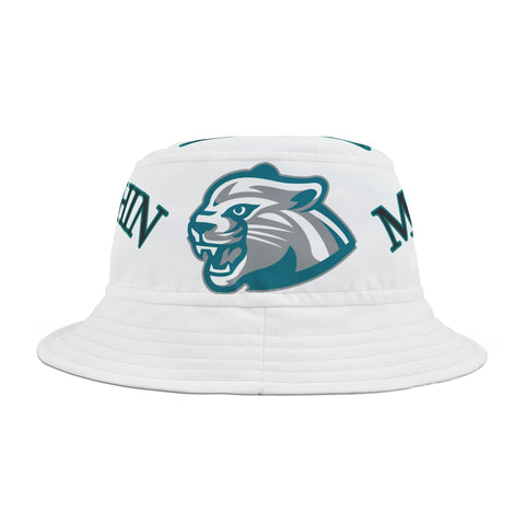 Muchin Mountain Lions Bucket Hat (WHITE)