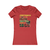 Juneteenth "Boots..."  Ladies Cut Tee