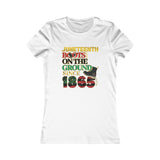 Juneteenth "Boots..."  Ladies Cut Tee