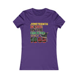 Juneteenth "Boots..."  Ladies Cut Tee