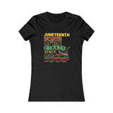 Juneteenth "Boots..."  Ladies Cut Tee