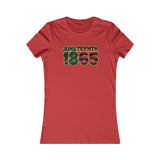 Juneteenth 1865 Ladies Cut Tee