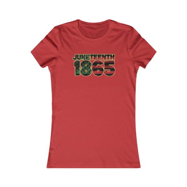 Juneteenth 1865 Ladies Cut Tee