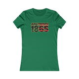 Juneteenth 1865 Ladies Cut Tee