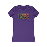 Juneteenth 1865 Ladies Cut Tee