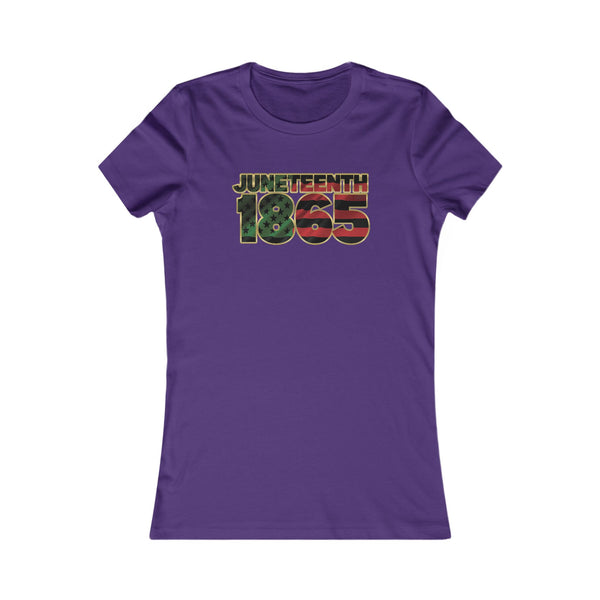 Juneteenth 1865 Ladies Cut Tee