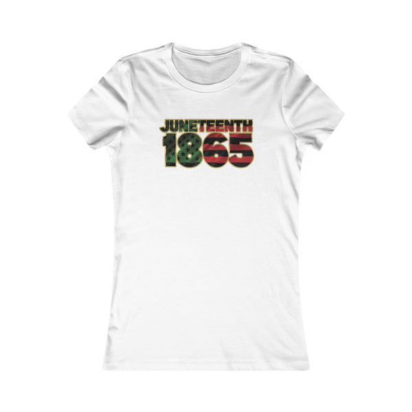 Juneteenth 1865 Ladies Cut Tee