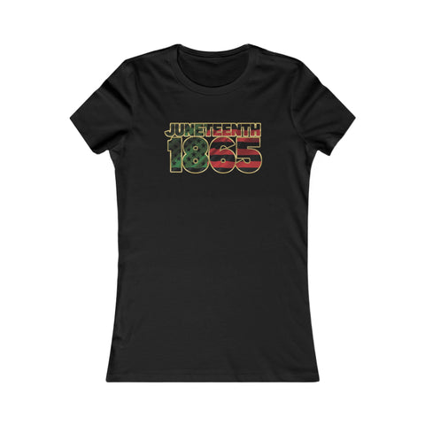 Juneteenth 1865 Ladies Cut Tee