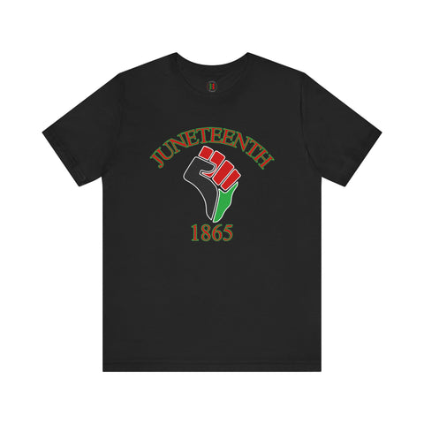 "Juneteenth Fist"  Unisex Jersey Short Sleeve Tee