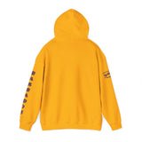 Barbados Flag Hoodie — Retro Script Barbados Pullover with Trident Emblem