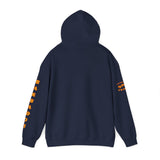 Barbados Flag Hoodie — Retro Script Barbados Pullover with Trident Emblem
