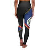 Belize High Waisted Yoga Leggings (AOP)