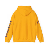 Barbados Flag Hoodie — Retro Script Barbados Pullover with Trident Emblem