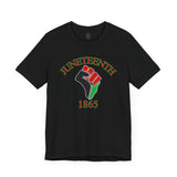 "Juneteenth Fist"  Unisex Jersey Short Sleeve Tee