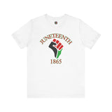 "Juneteenth Fist"  Unisex Jersey Short Sleeve Tee