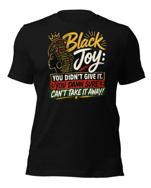 Black Joy Unisex t-shirt