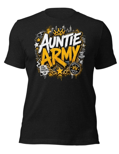 Auntie Army Unisex t-shirt