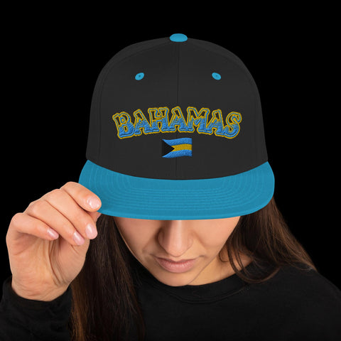 Bahamas Snapback Hat (BLACK)