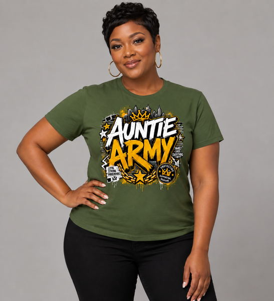 Auntie Army Unisex t-shirt
