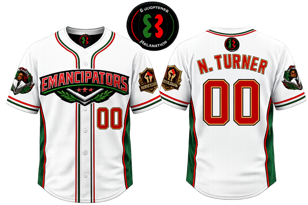 Emancipators Nat Turner jersey (WHITE)