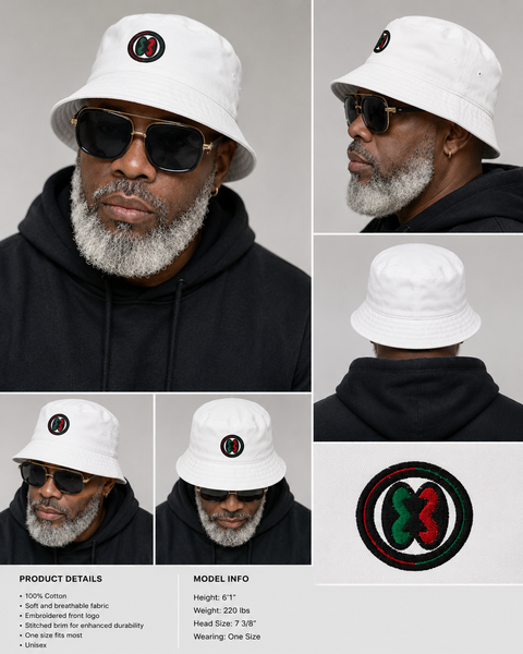 E.M. Logo Organic bucket hat