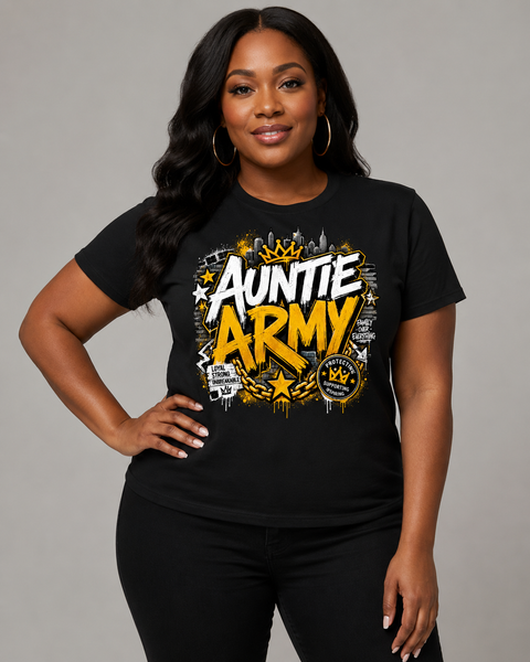 Auntie Army Unisex t-shirt