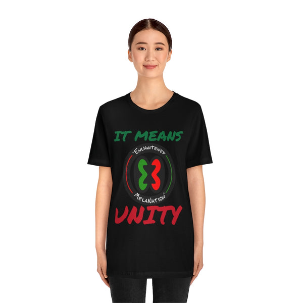 "E.M. It Means Unity"  Unisex Jersey Fit Tee