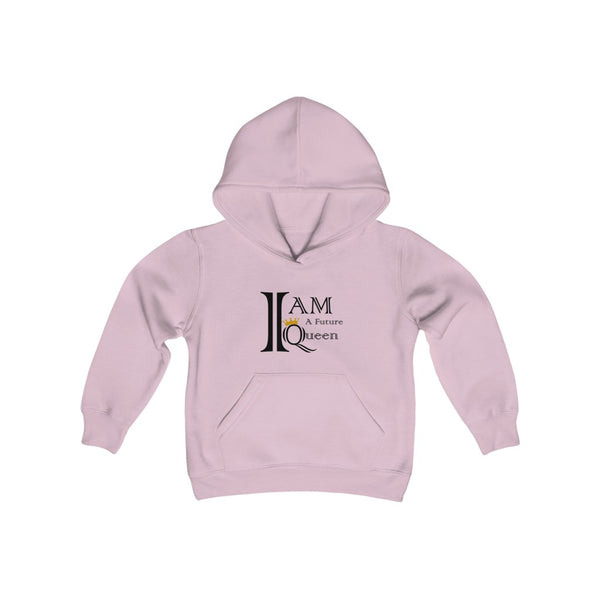 "I Am A Future Queen" Kids Heavy Blend Hoodie