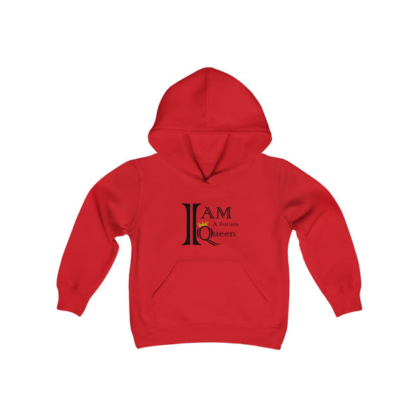 "I Am A Future Queen" Kids Heavy Blend Hoodie