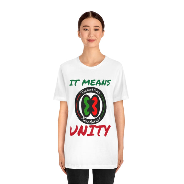 "E.M. It Means Unity"  Unisex Jersey Fit Tee