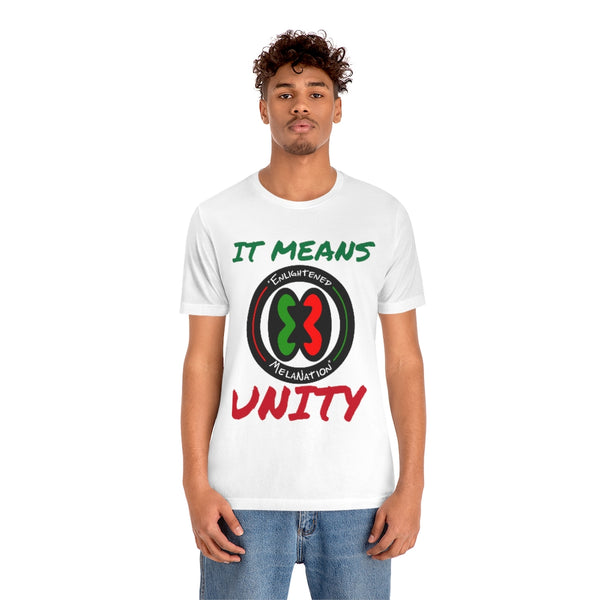 "E.M. It Means Unity"  Unisex Jersey Fit Tee