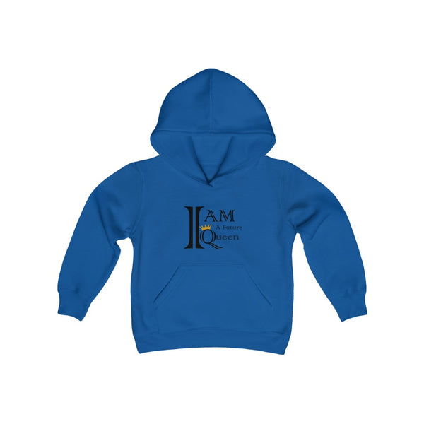 "I Am A Future Queen" Kids Heavy Blend Hoodie
