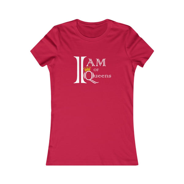 "I Am Of Queens"  Women's Cut Tee